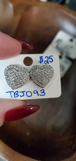 Heart studs