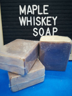 Homemade Soap Maple Whiskey