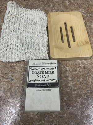 Coffee cake & spice Goats milk soap gift set