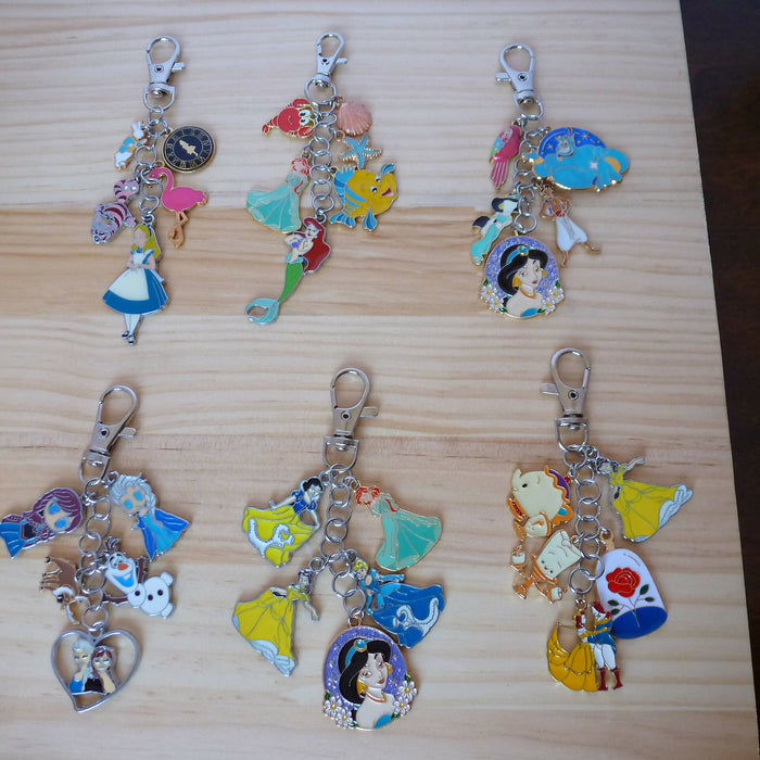 Princess Themed Backpack or Purse Charms