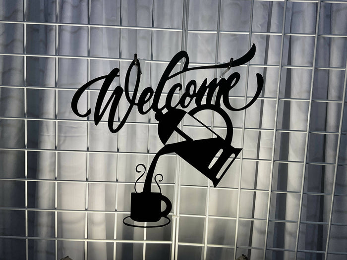 WELCOME COFFEE POT wall decor (33rd st)