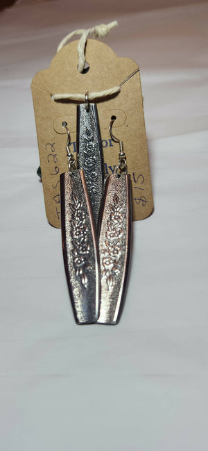 Spoon earring and pendant