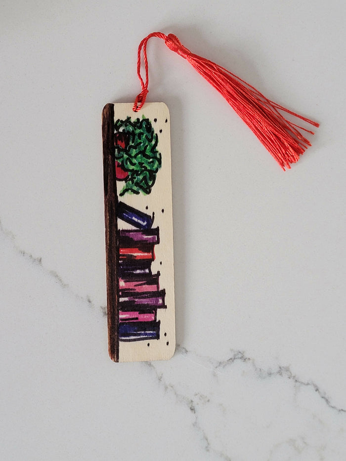 Handmade Bookmark- PLANT AND BOOKS- Available at 33rd st location