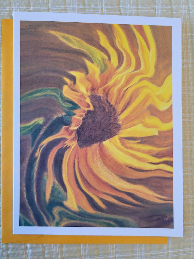 All Occasion Card, Windy Sunflower - Available at 33rd St. Location