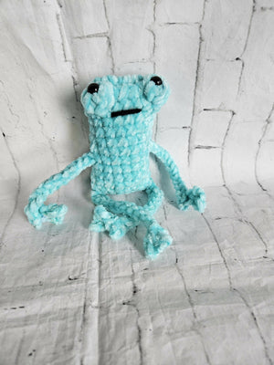 Crochet Froggy Backpack Pal (available at the 33rd location)