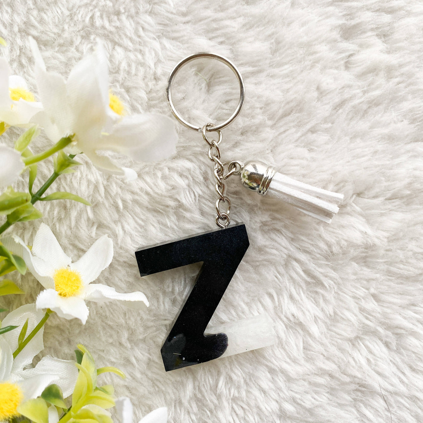 EPOXY ALPHABET KEYCHAIN LETTER Z