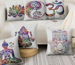 Cotton/Linen Pillows Watercolour