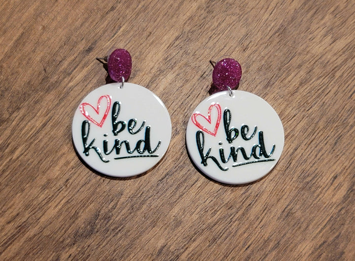 Be Kind earrings - 33rd St W