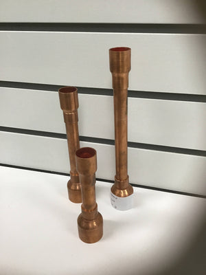 Set of 3 Copper Candle Holders