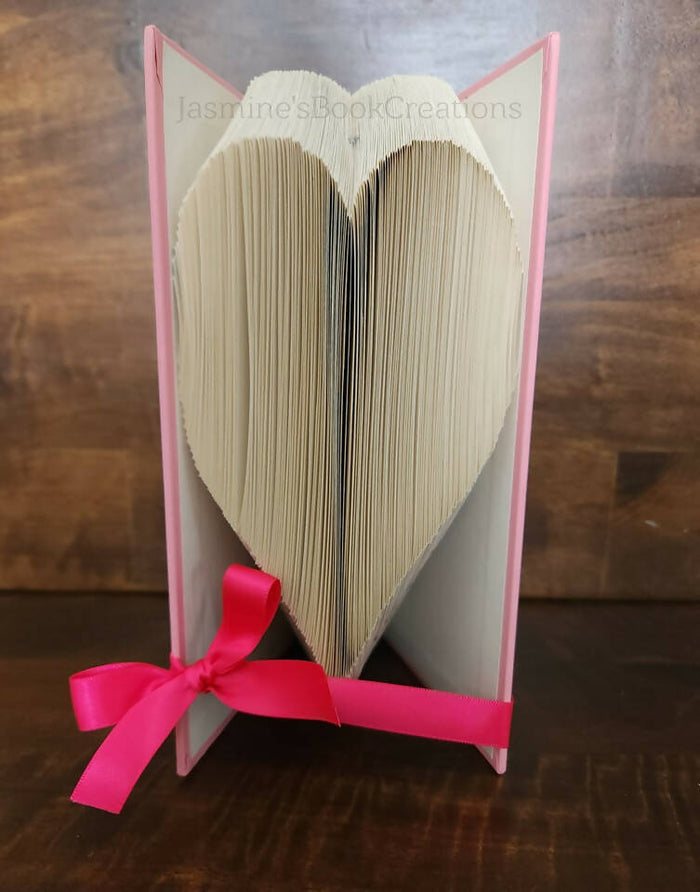 Heart folded Book