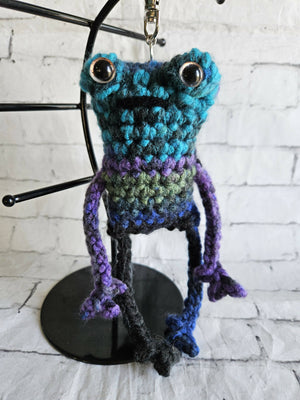 Crochet Froggy Backpack Pal (available at the 33rd location)
