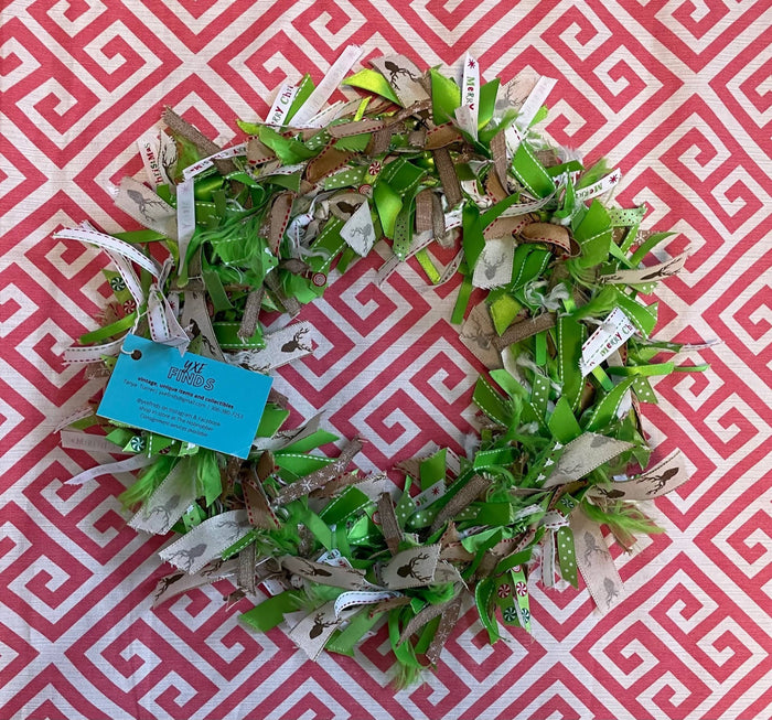 Green ribbon wreath