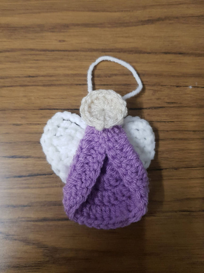 Angel Ornament Purple
