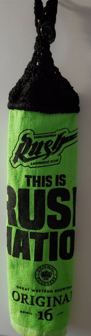 "RUSH" Hanging Towel