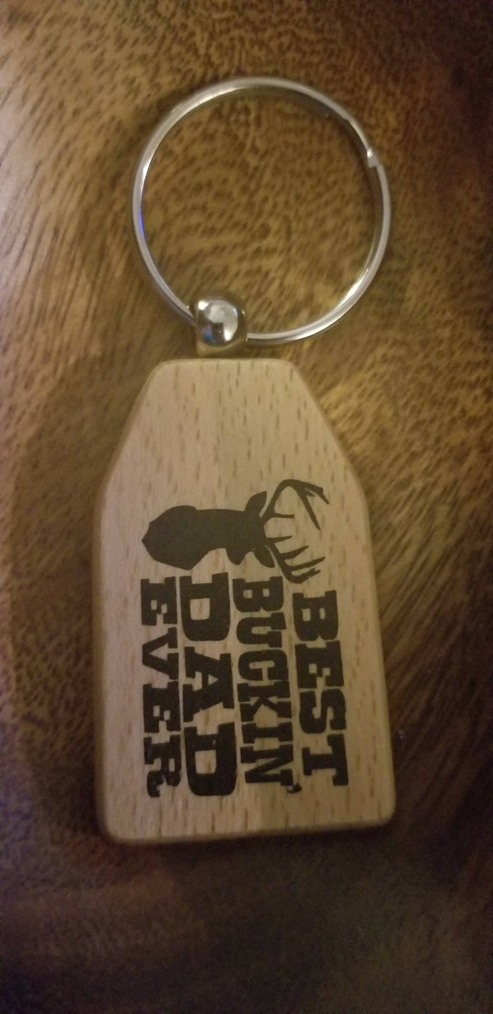 Best Bucking Dad keychain
