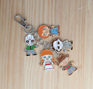 Scary Skulls and Serial Killers Bag Charms