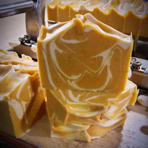Goat Milk Soap: Turmeric & Honey with Kaolin Clay