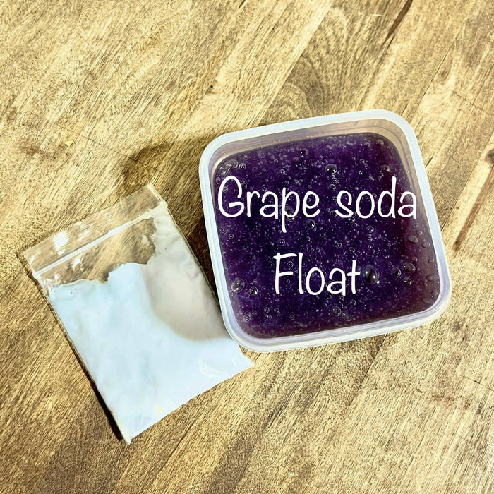 KIDS SLIME FIDGET TOY - GRAPE SODA FLOAT - 6OZ