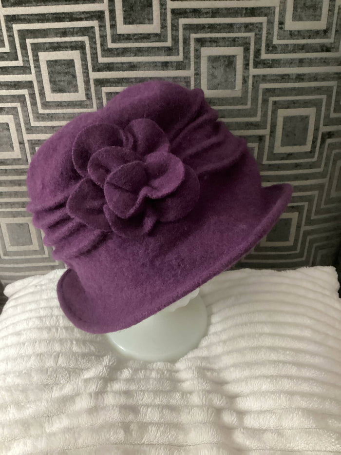 Purple Wool Hat