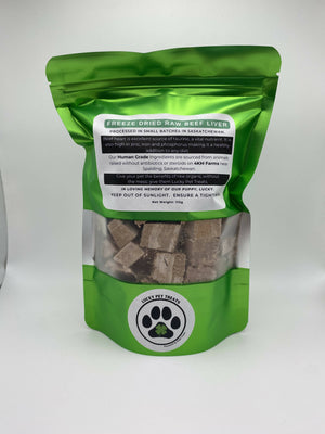 Lucky Pet Treats - Freeze Dried Raw Beef Liver - Available at 33rd Street