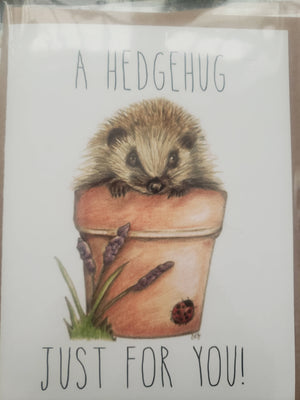 Hedgehog greeting card