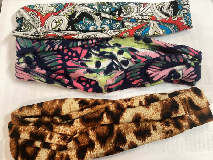 Tapered Design Fabric Head Bands -Drinkle Mall