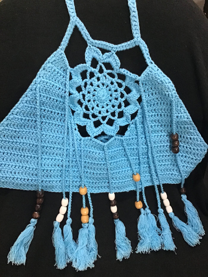 Tassel Crochet Halter