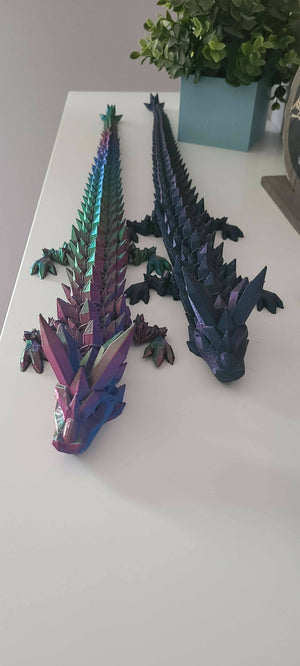 3D Printed Articulated Crystal Dragon available at 33rd st location