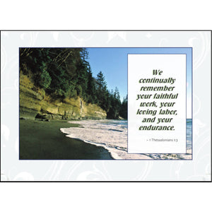 Greeting Card - Beach Scene - Commendation - Drinkle Mall Location