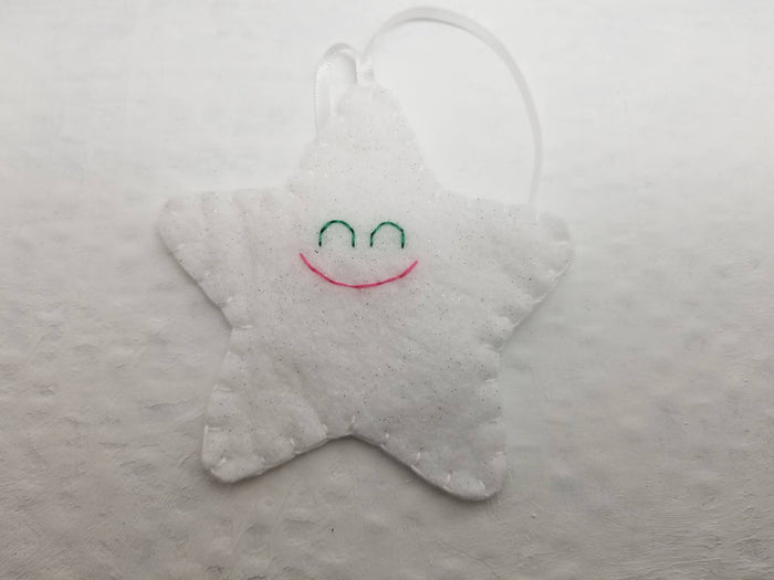 Glitter Star Ornament