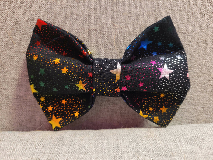 Large colorful stars bowtie