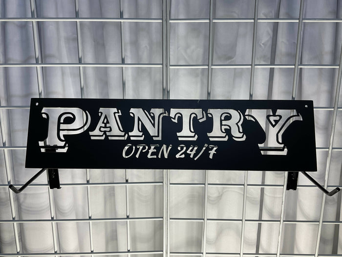 PANTRY OPEN 24/7 wall decor (33rd st)