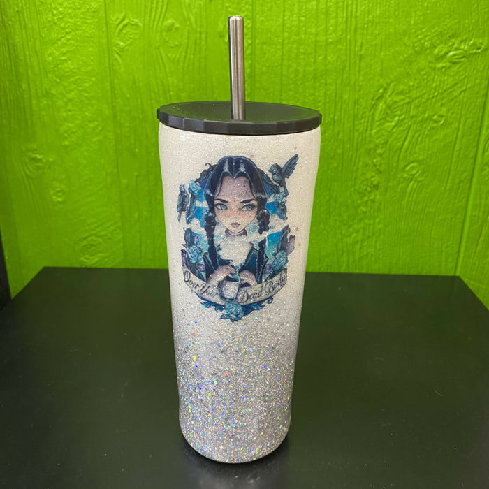 Over Your Dead Body - Wednesday Addams Epoxy Tumbler