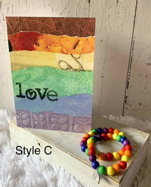 COLLAGE PRIDE RAINBOW GREETING CARDS, 33rd Street location