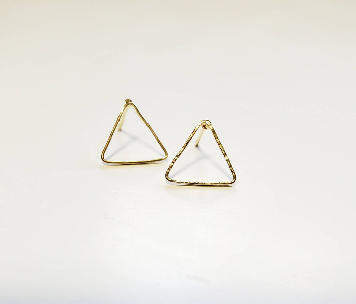 Gold Geometric Triangles