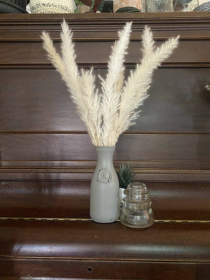 Cream grass Floral Vase decor/by Simply de novo Creations