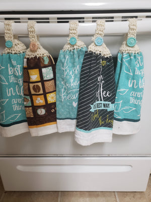 Assorted hanging towel
