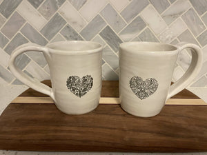 Pottery mugs
