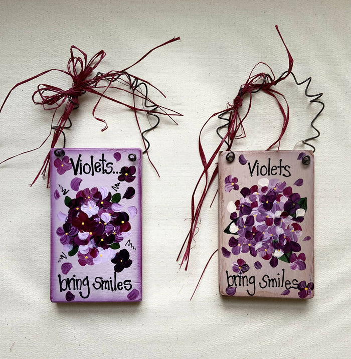 Happy Flower Hanger - Violet