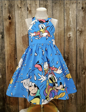 Pillow Party Retro Swing Dress. Size 6/7 Years