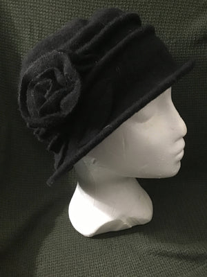 Black Wool Hat