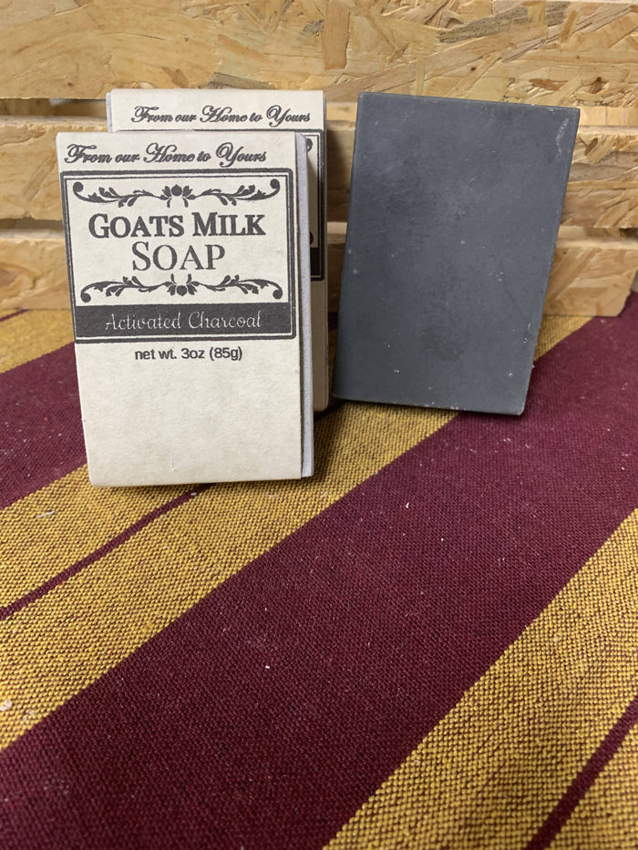 Activated Charcoal Goats Milk Soap