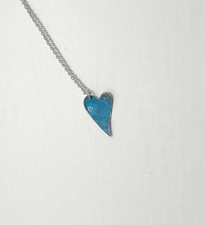 Patina Copper Heart Necklace/by Simply De Novo Creations