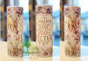 NO FILTER 20OZ TUMBLER (Drinkware, Cups, Food and Drink, Mugs)