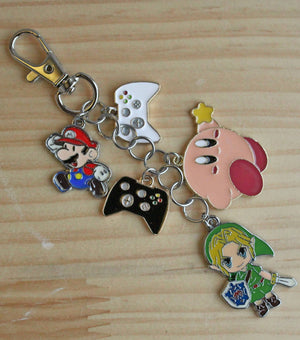 Anime and Gaming Backpack or Purse Charms
