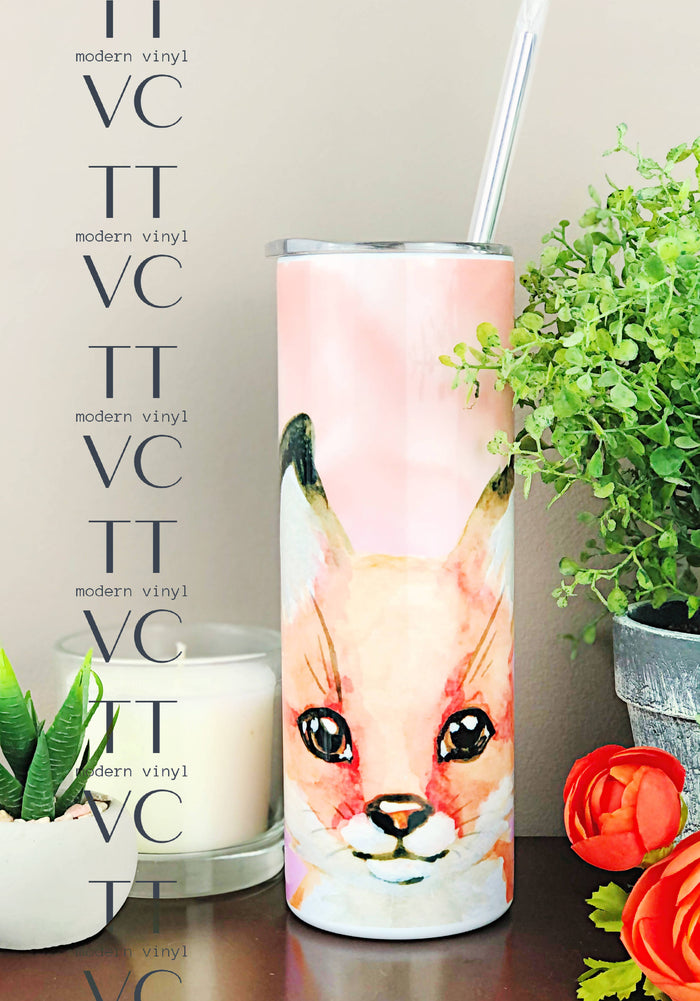 20oz DON'T FOX WITH ME TUMBLER (Drinkware, Cups, Food and Drink, Mugs)
