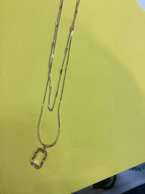 Double Gold Necklace