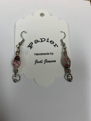 Paper Bead Earrings