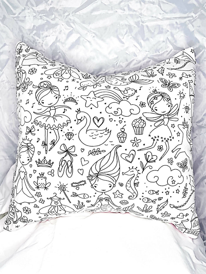 Fairy Princess Colour Me Cushion Available at 33rd St. Location