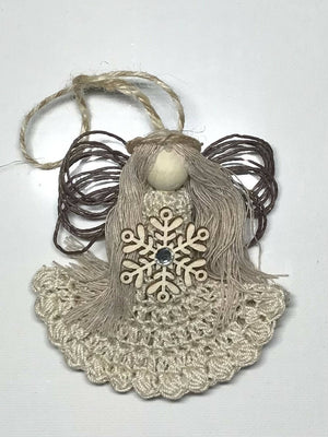 Fairy Angel Ornament with Snowflake
